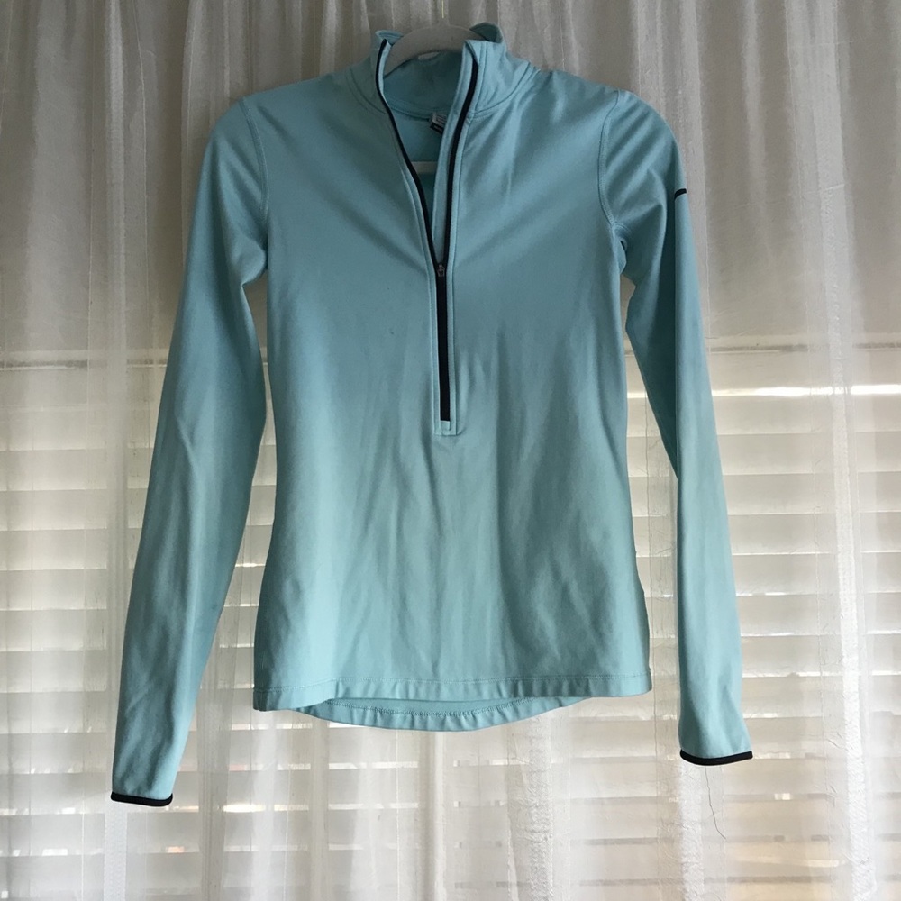 Nike Pro blue athletic sweatshirt top